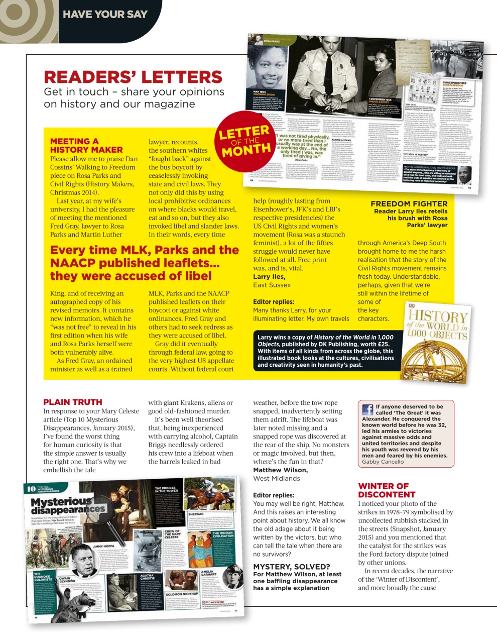 BBC History Revealed Magazine Preview Pages