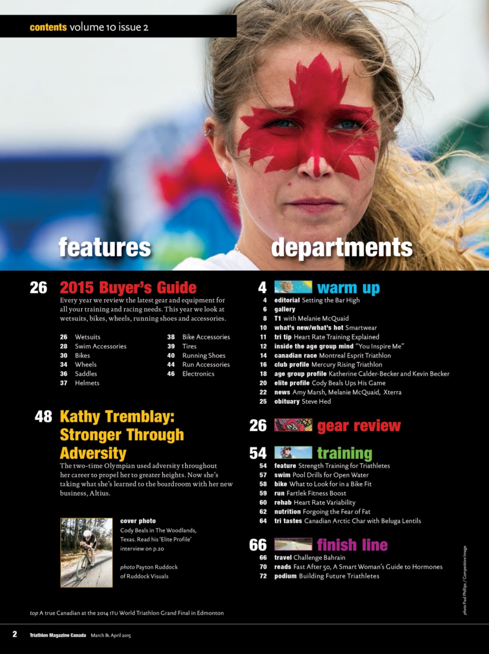 Triathlon Magazine Canada Preview Pages