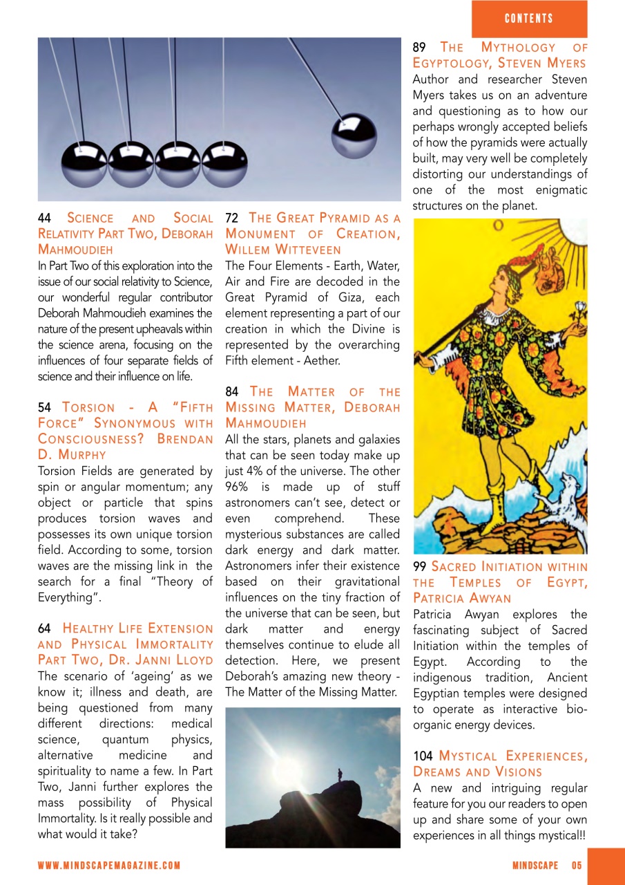 Mindscape Magazine Preview Pages