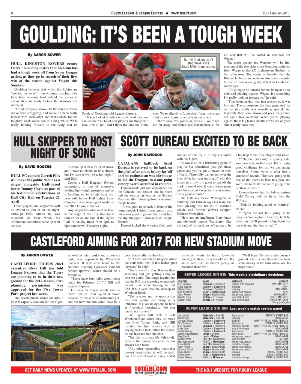 League Express Preview Pages