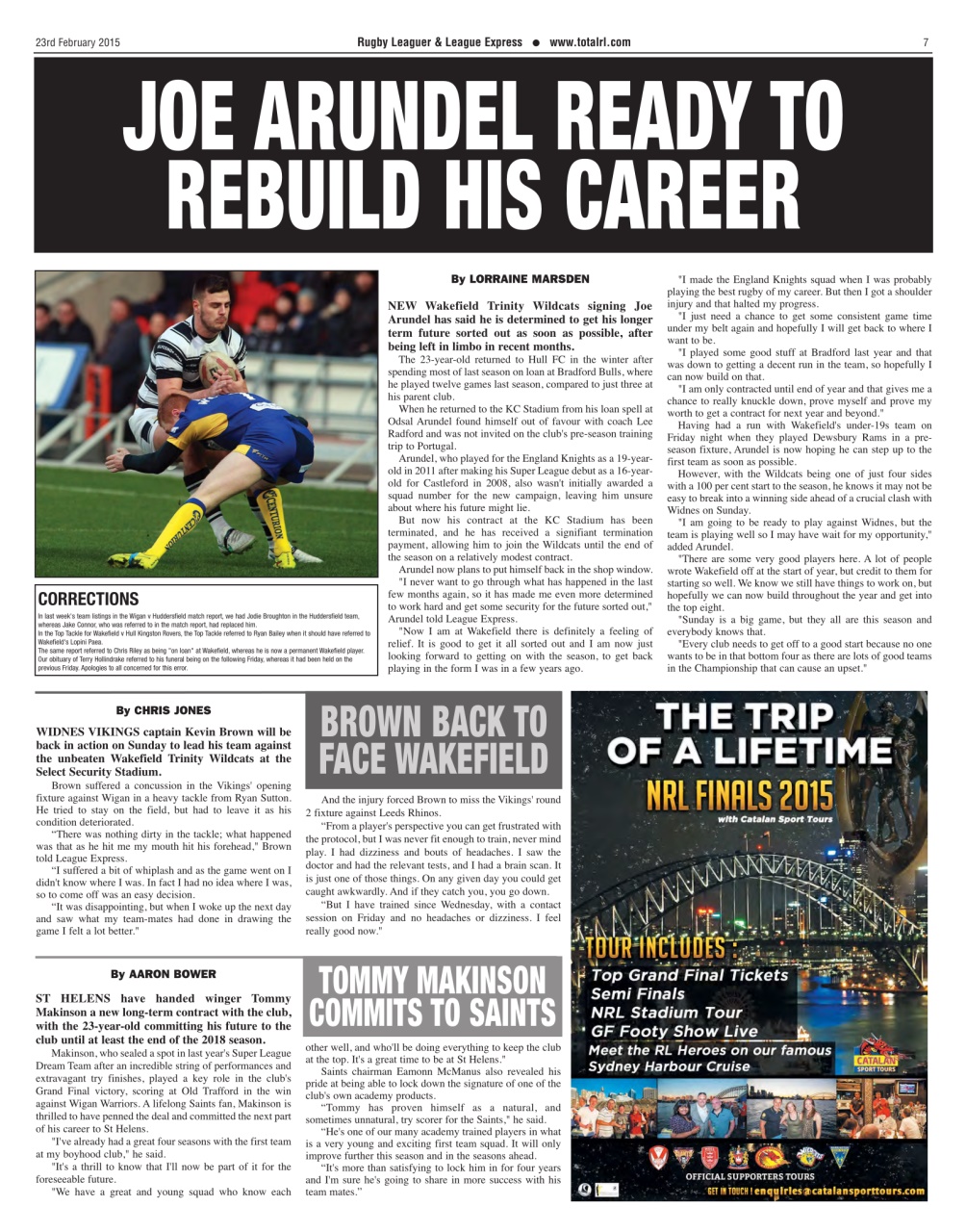 League Express Preview Pages