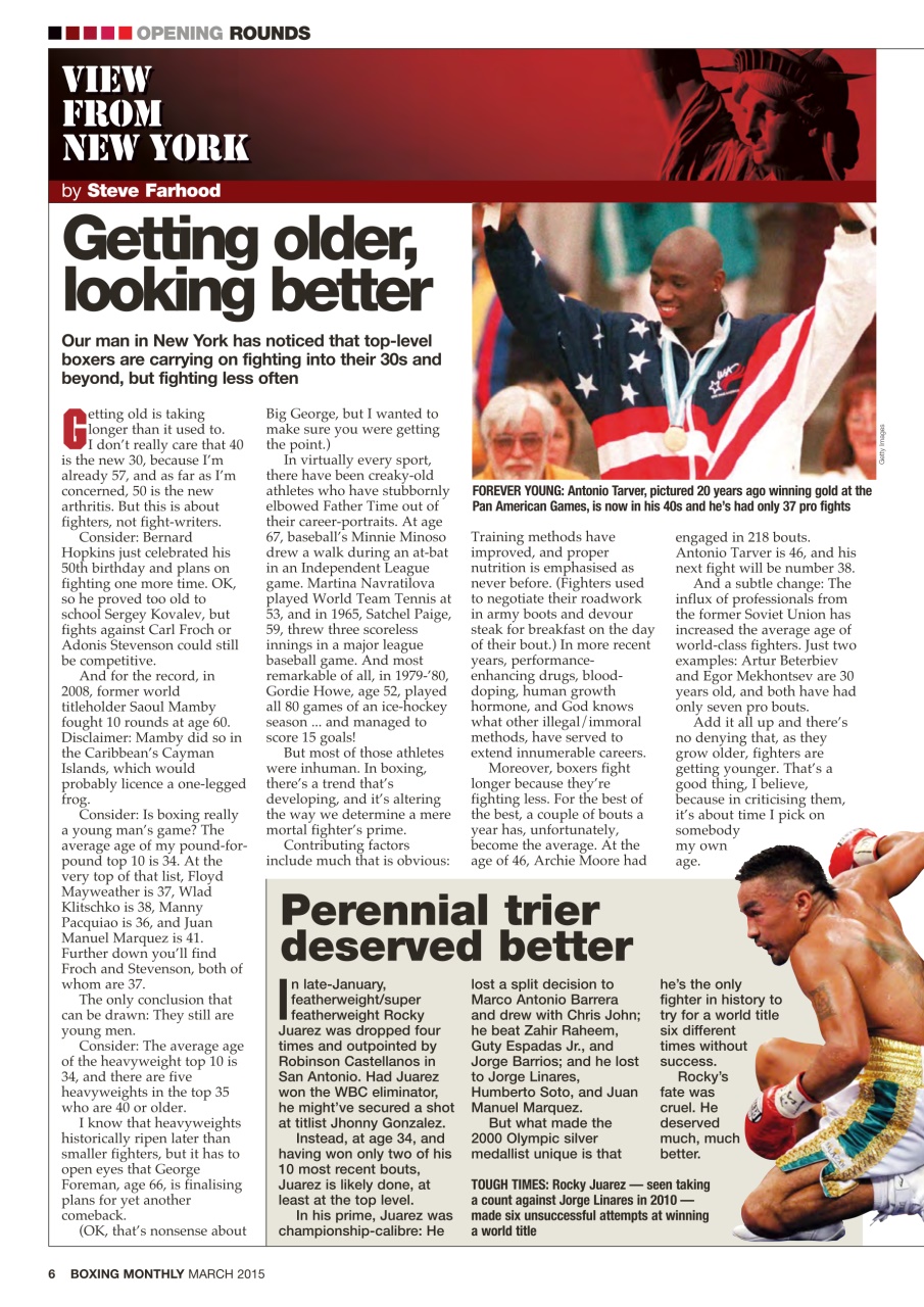 Boxing Monthly Preview Pages