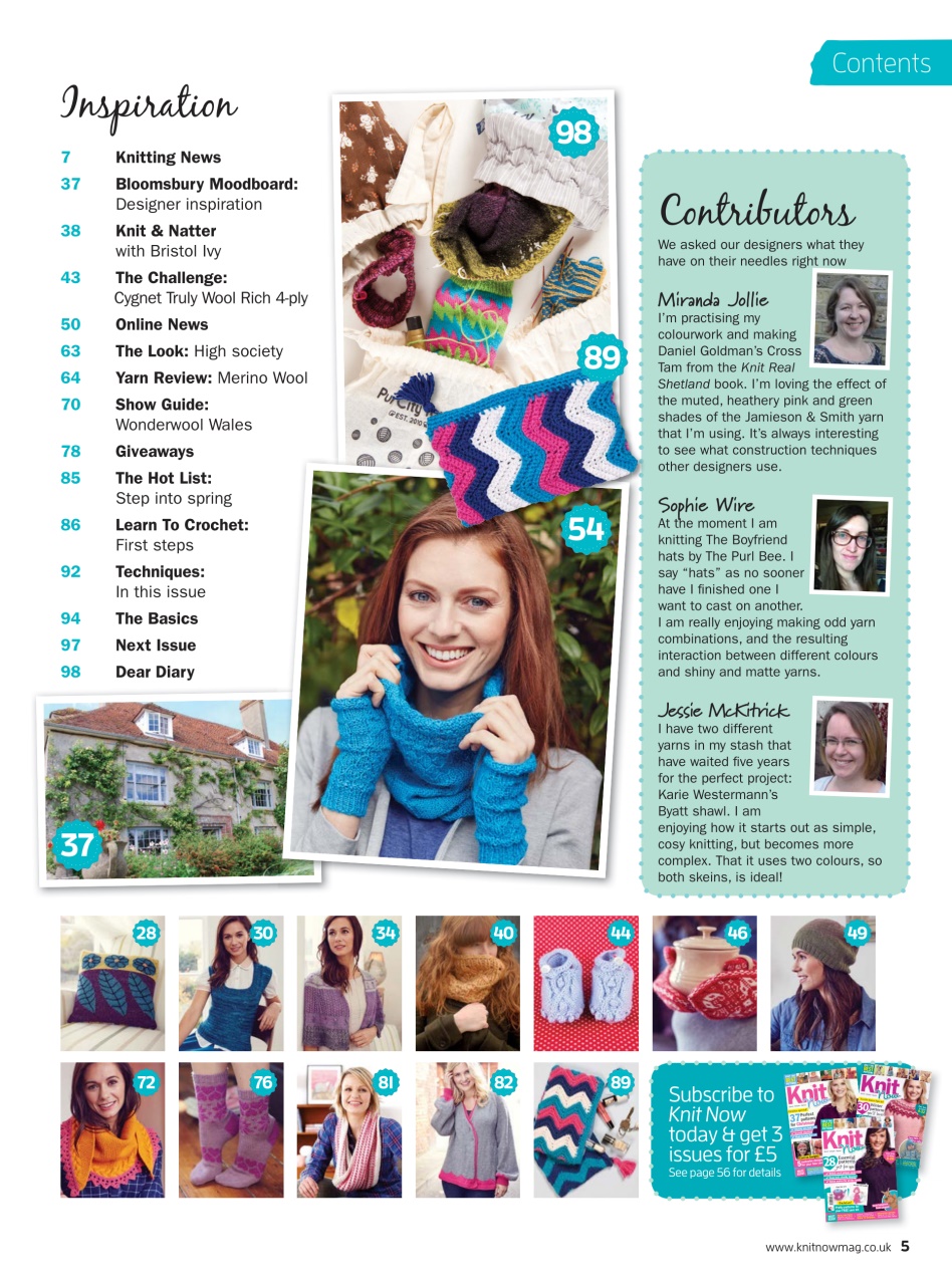 Knit Now Preview Pages