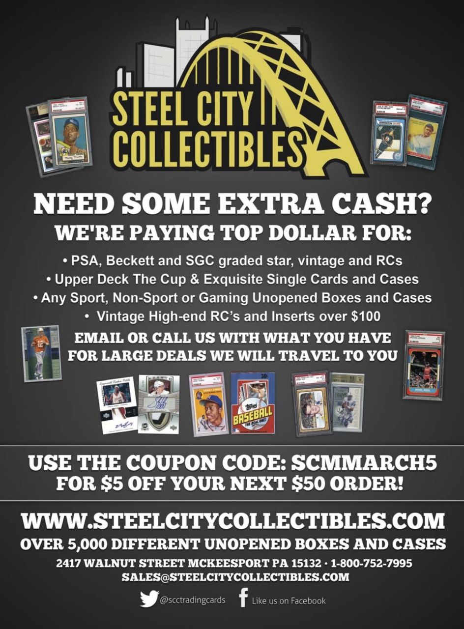 Sports Card Monthly Magazine Preview Pages