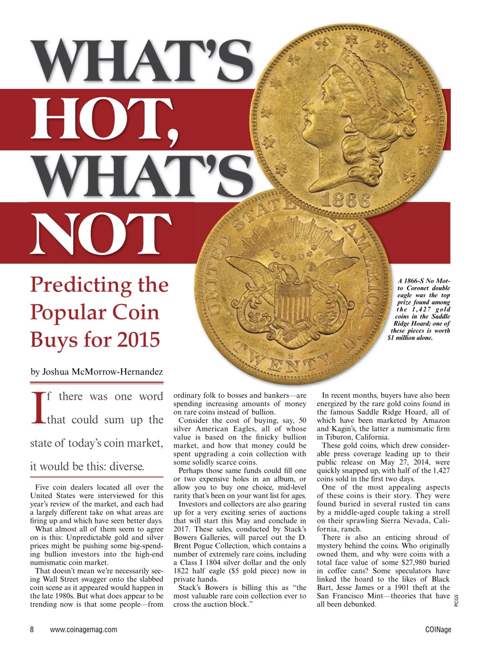 COINage Magazine Preview Pages