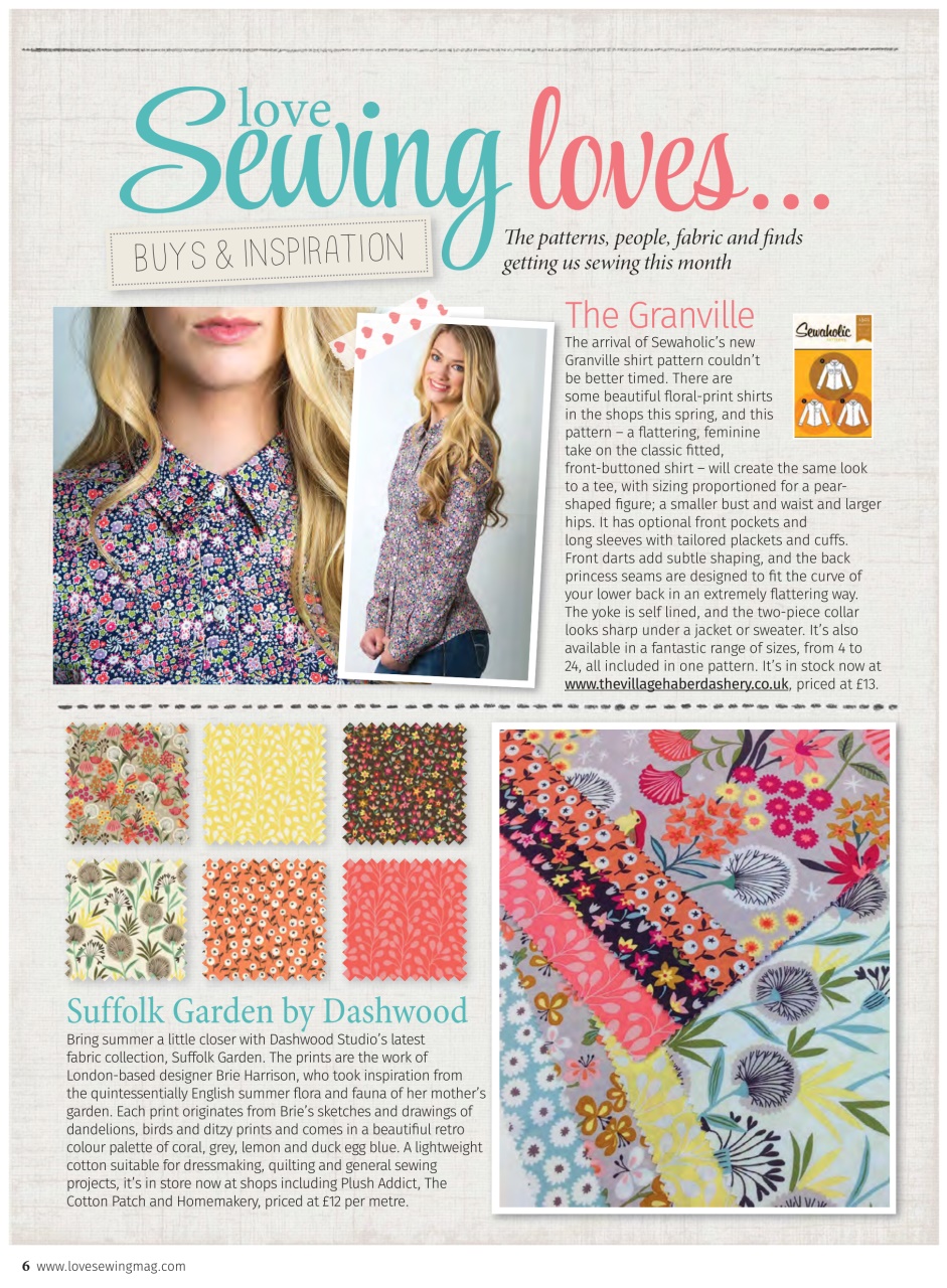 Love Sewing Preview Pages