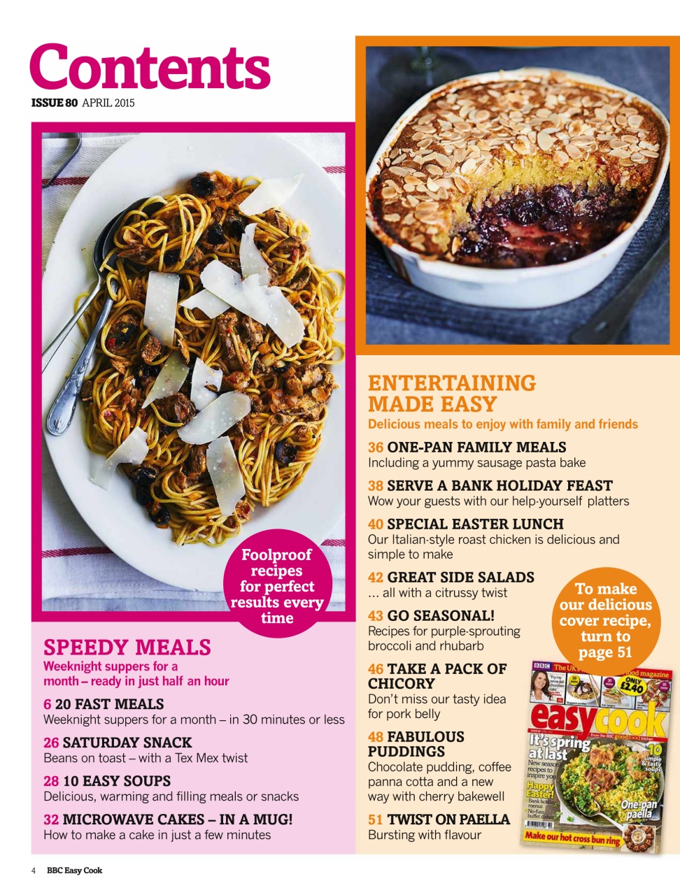 Easy Cook Magazine Preview Pages