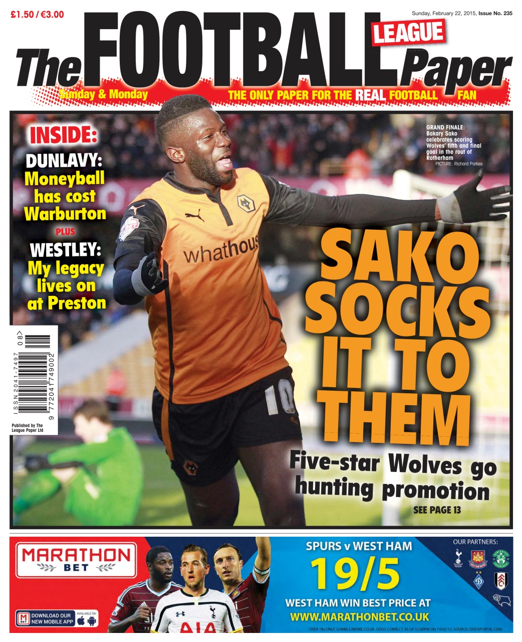 The Football League Paper Preview Pages