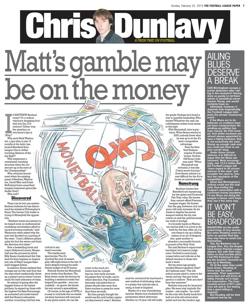 The Football League Paper Preview Pages