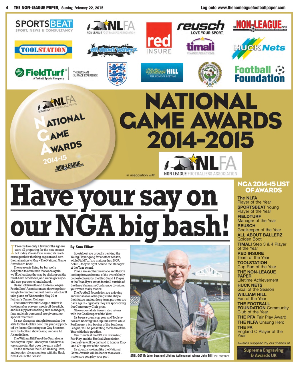 The Non-League Football Paper Preview Pages