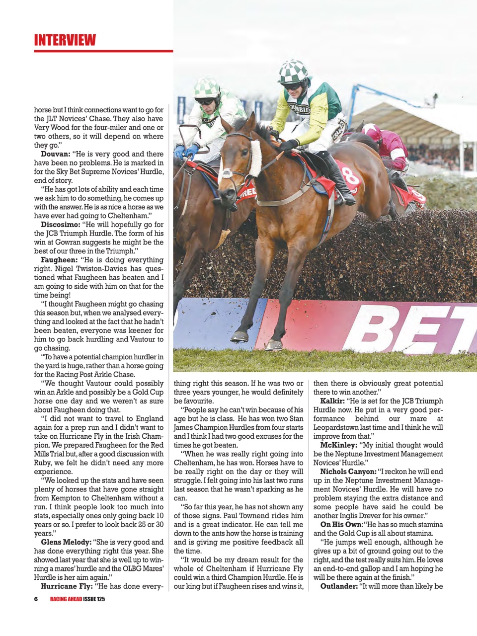 Racing Ahead Preview Pages