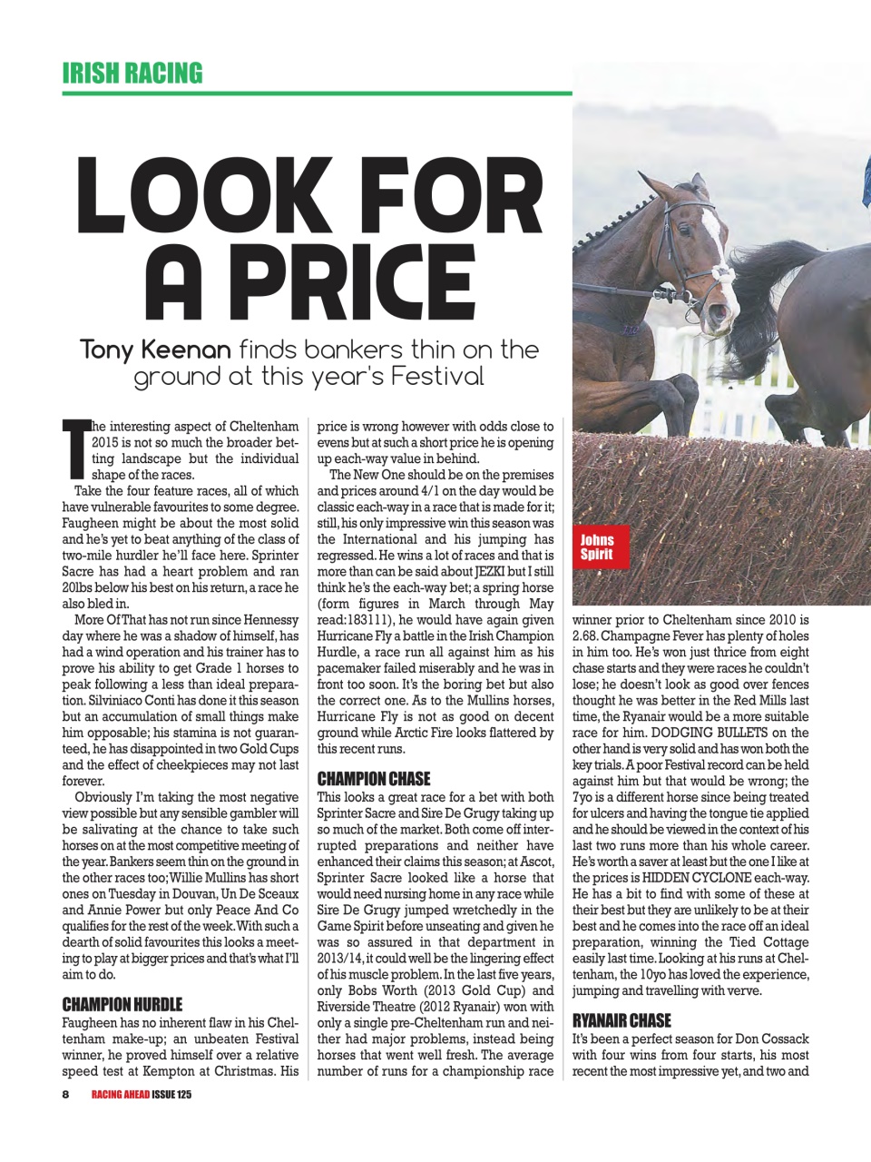 Racing Ahead Preview Pages