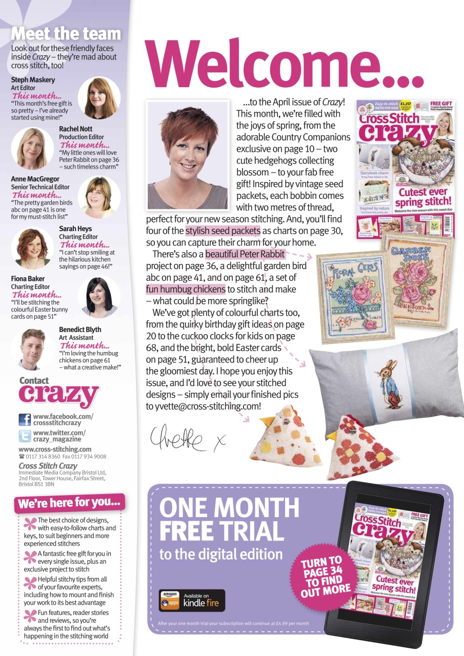 Cross Stitch Crazy Preview Pages