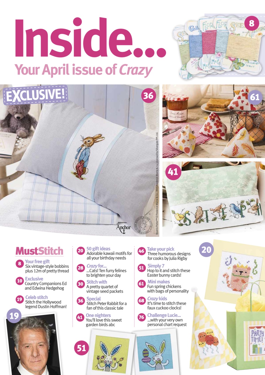 Cross Stitch Crazy Preview Pages