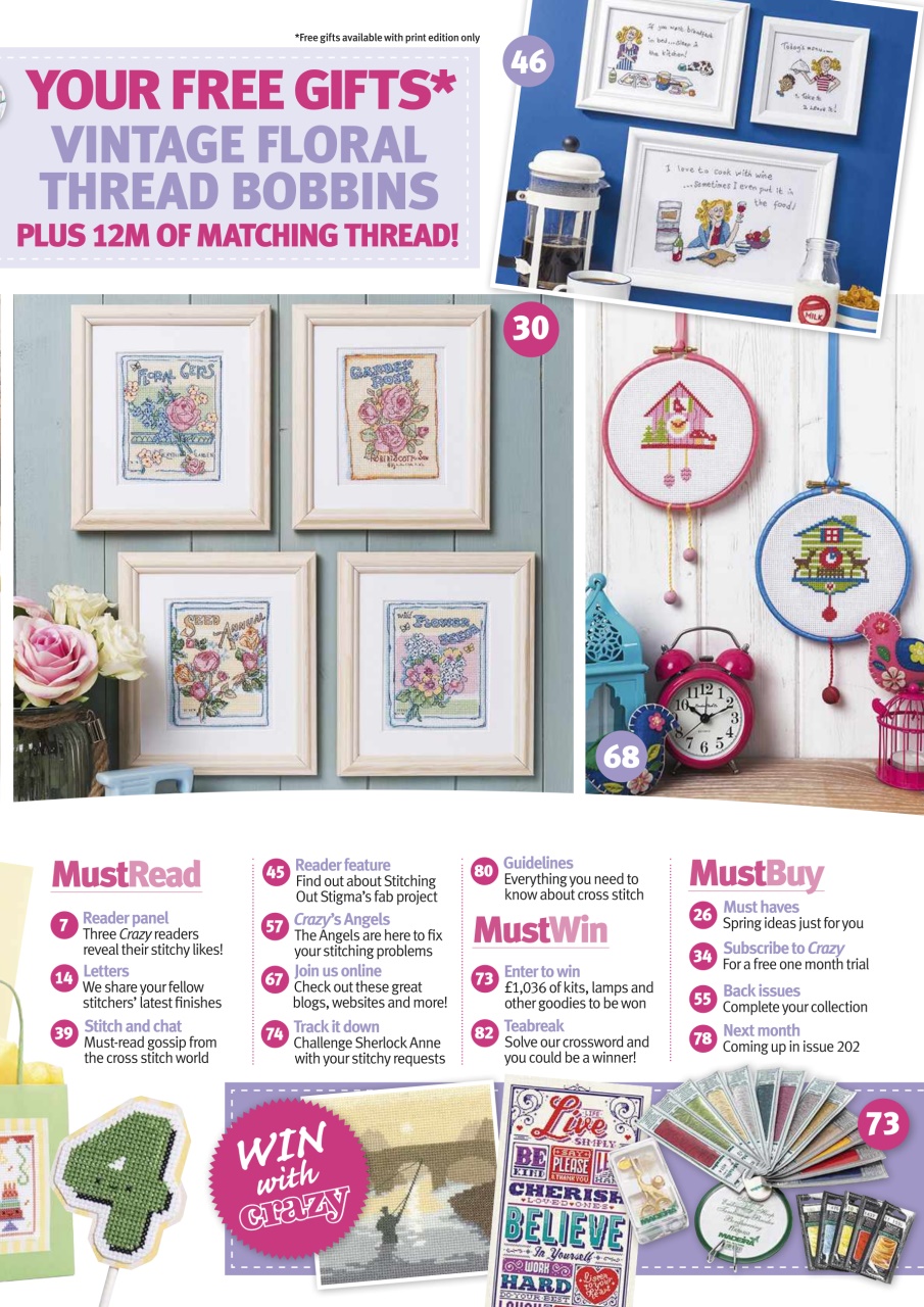 Cross Stitch Crazy Preview Pages