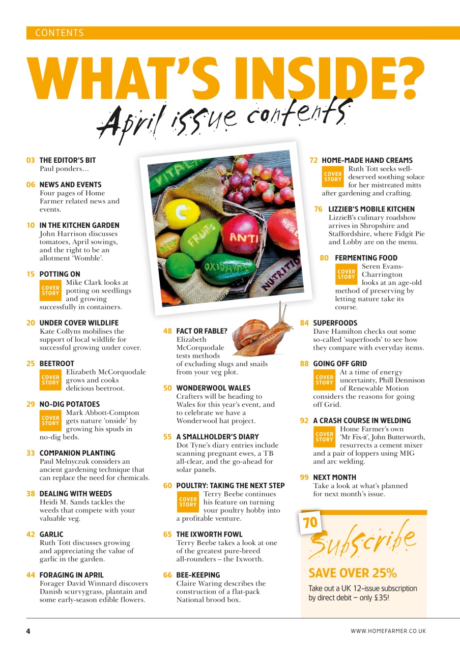 Home Farmer Magazine Preview Pages