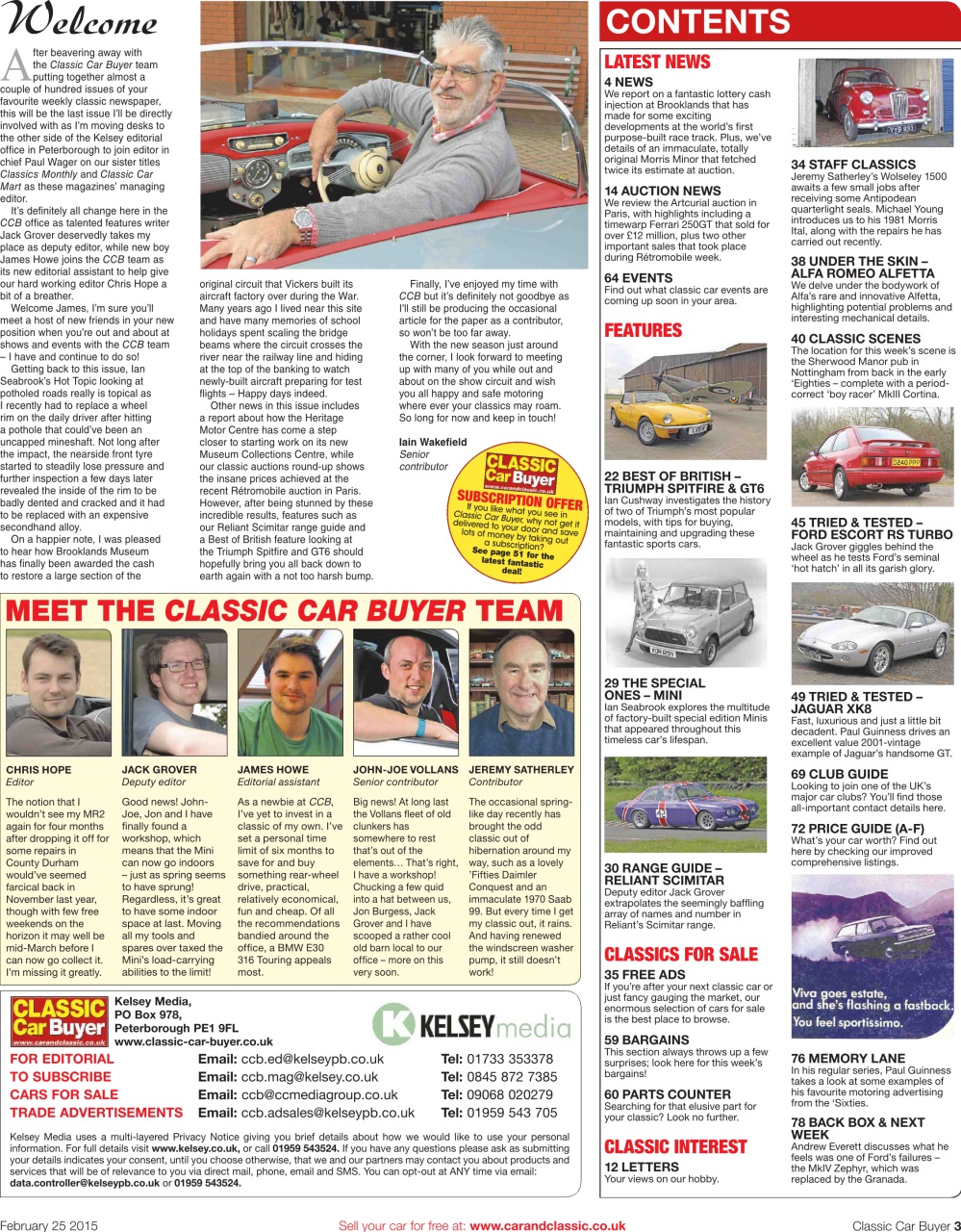 Classic Car Buyer Preview Pages