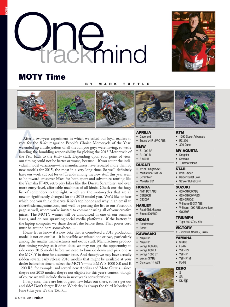 Rider Magazine Preview Pages