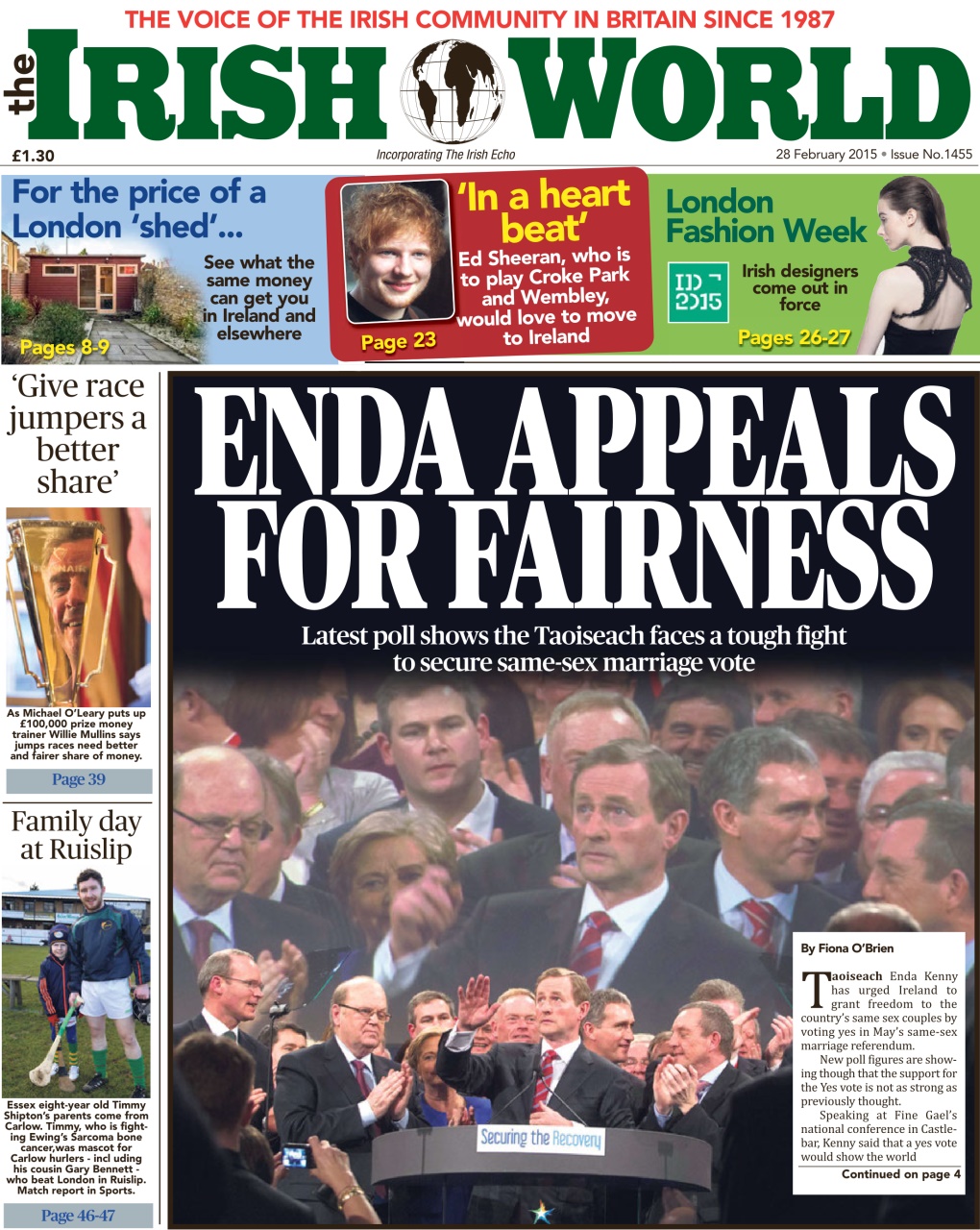 Irish World Preview Pages