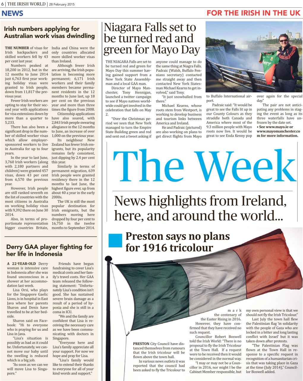 Irish World Preview Pages