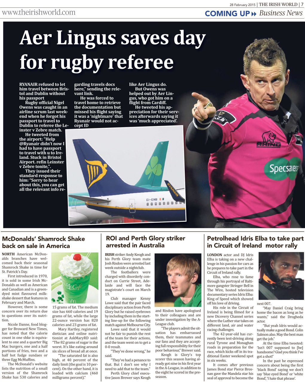 Irish World Preview Pages