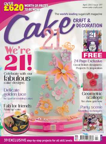 Cake Decoration & Sugarcraft Magazine issue April 2015