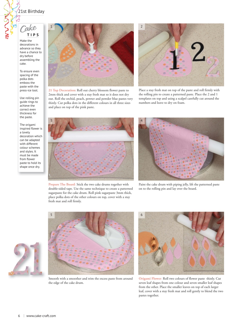 Cake Decoration & Sugarcraft Magazine Preview Pages