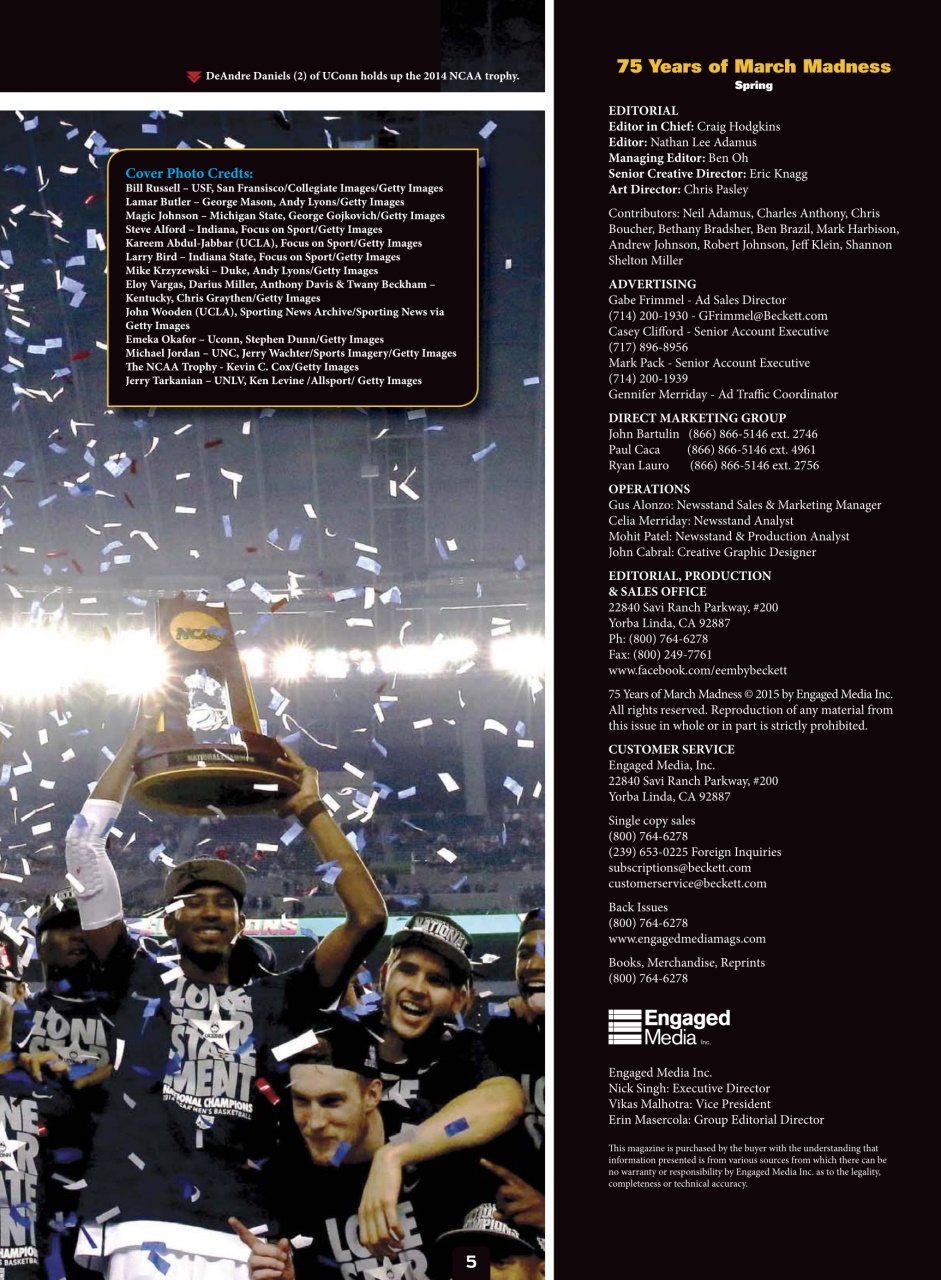 Engaged Sports Preview Pages