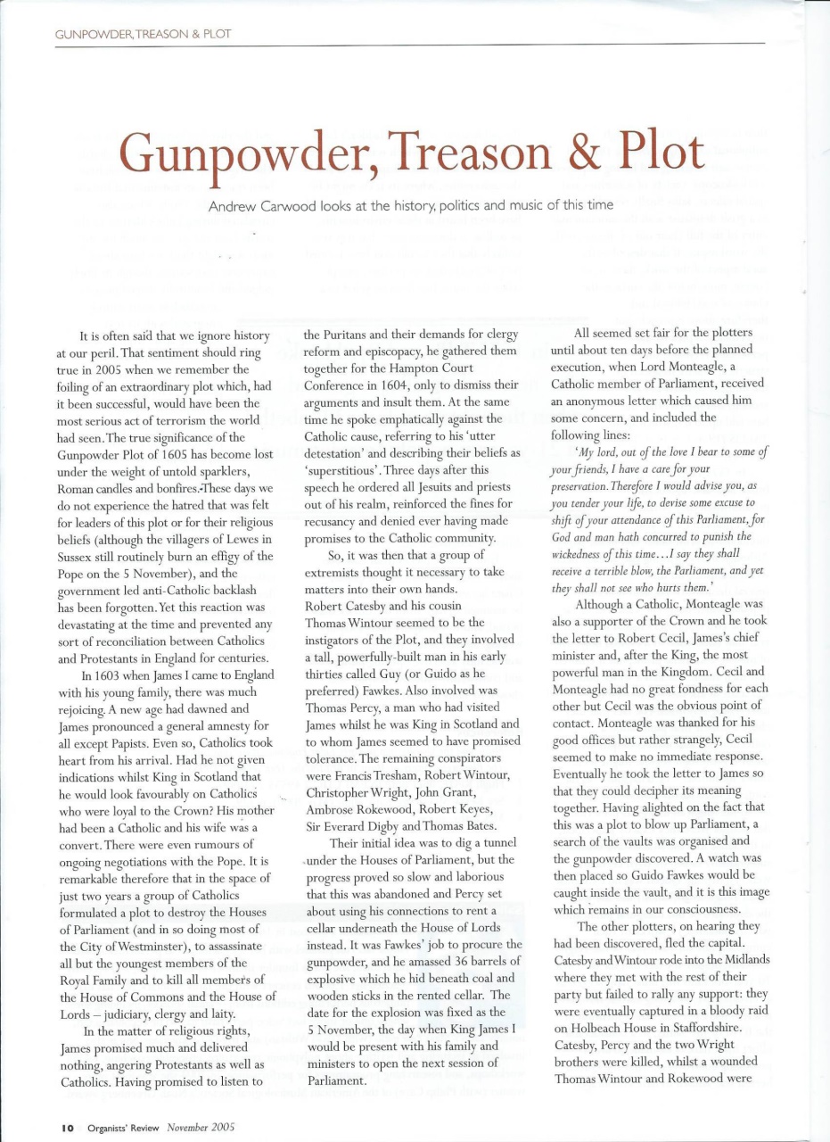 Organists' Review Preview Pages