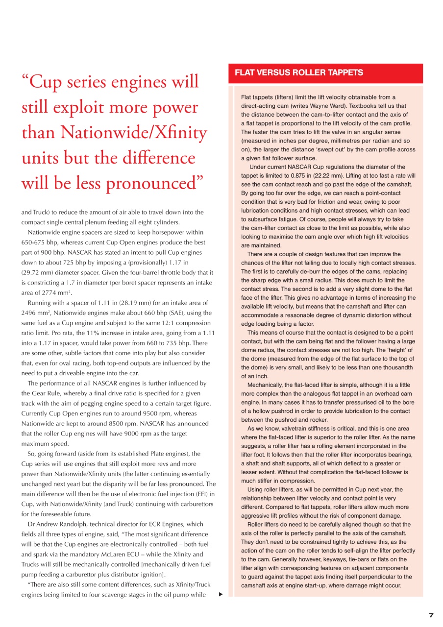 Race Engine Technology Preview Pages