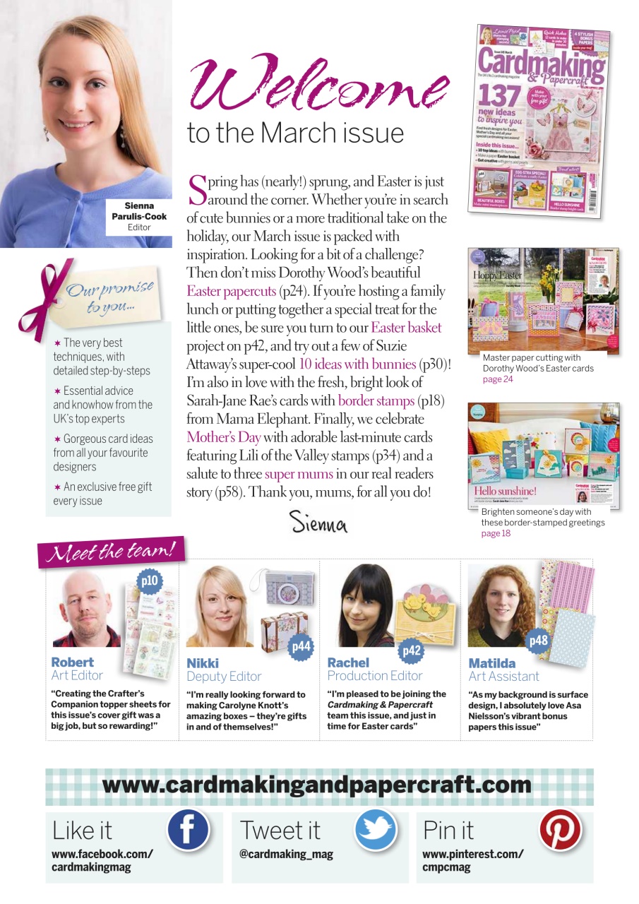 Cardmaking & Papercraft Preview Pages