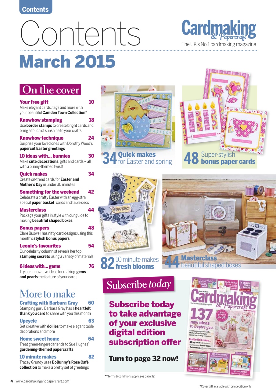 Cardmaking & Papercraft Preview Pages