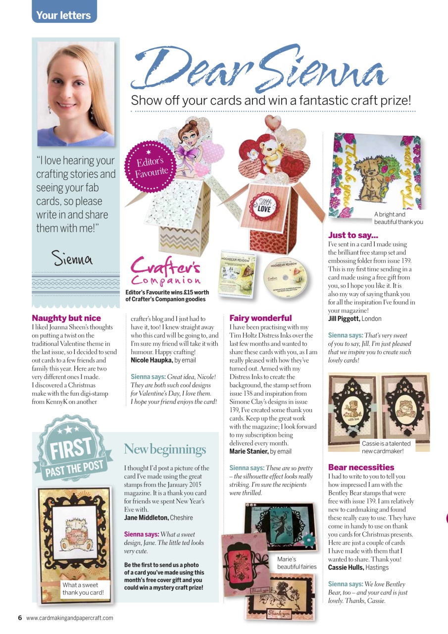 Cardmaking & Papercraft Preview Pages