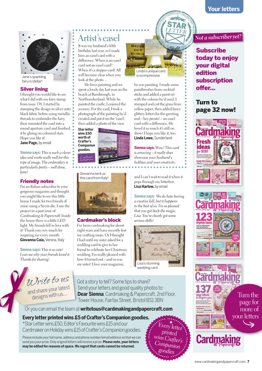 Cardmaking & Papercraft Preview Pages