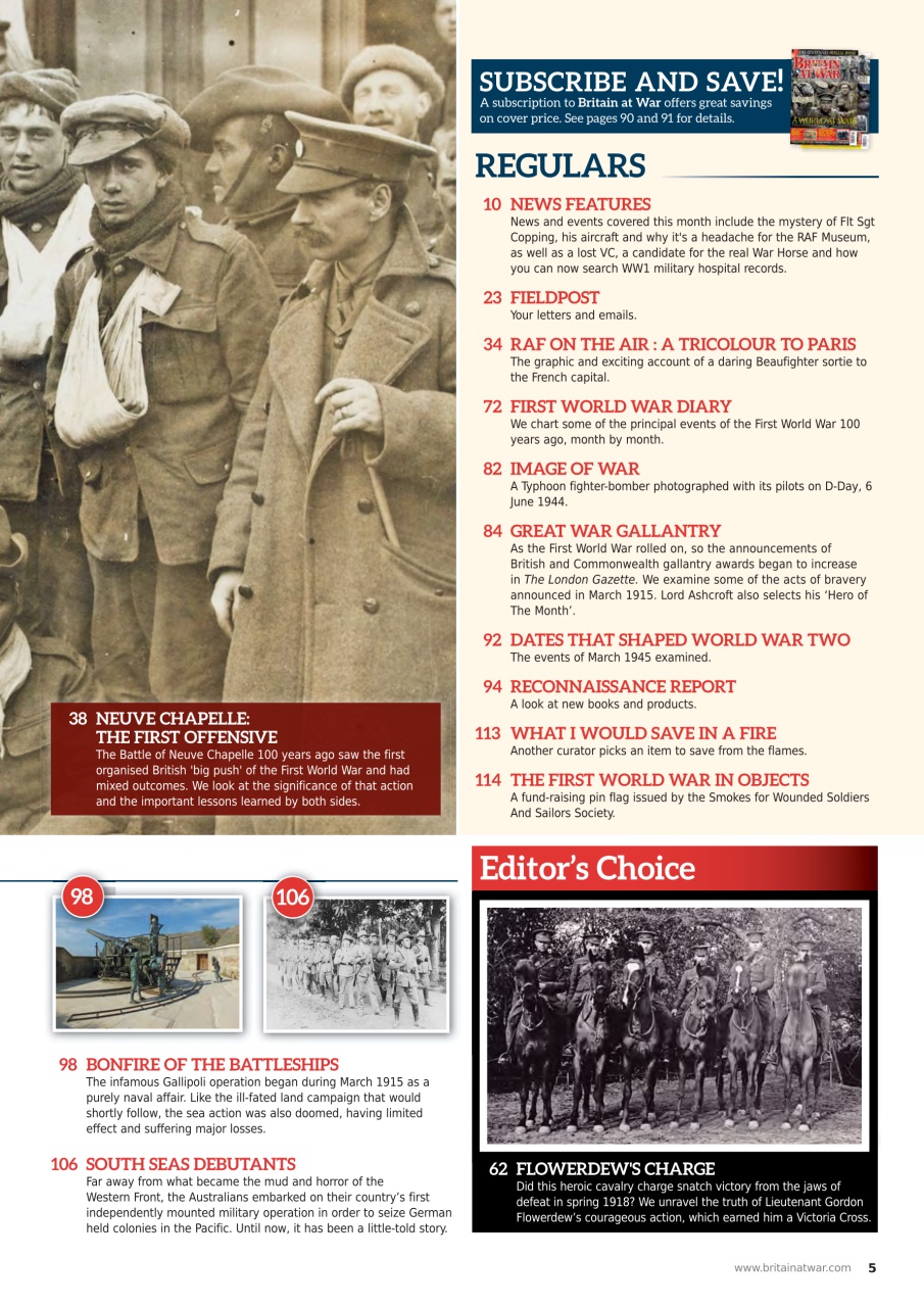 Britain at War Magazine Preview Pages