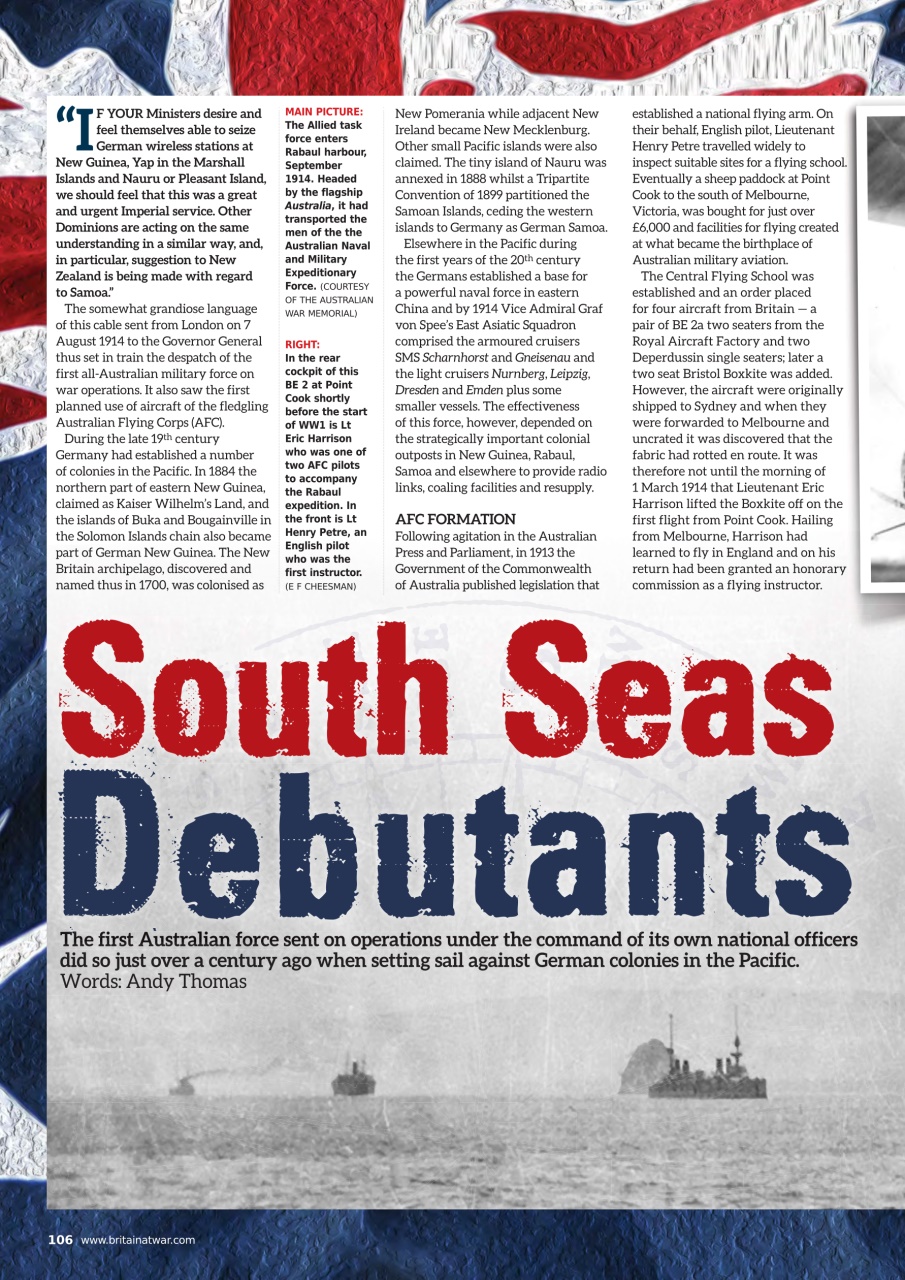 Britain at War Magazine Preview Pages
