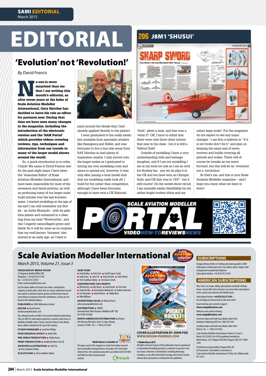 Scale Aviation and Military Modeller International (A) Preview Pages