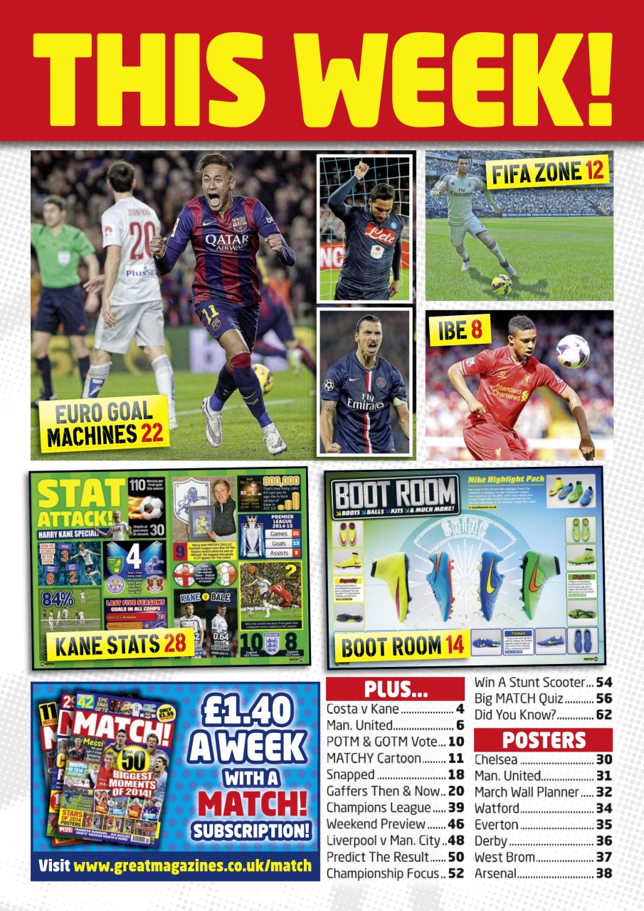 Match Preview Pages