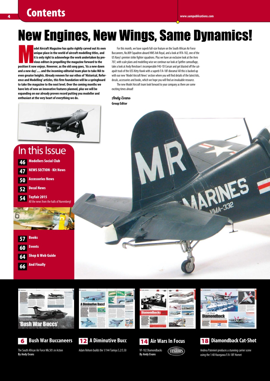 Model Aircraft Preview Pages