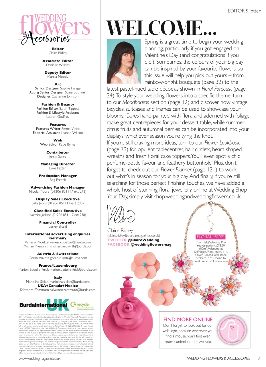 Wedding Flowers Magazine Preview Pages