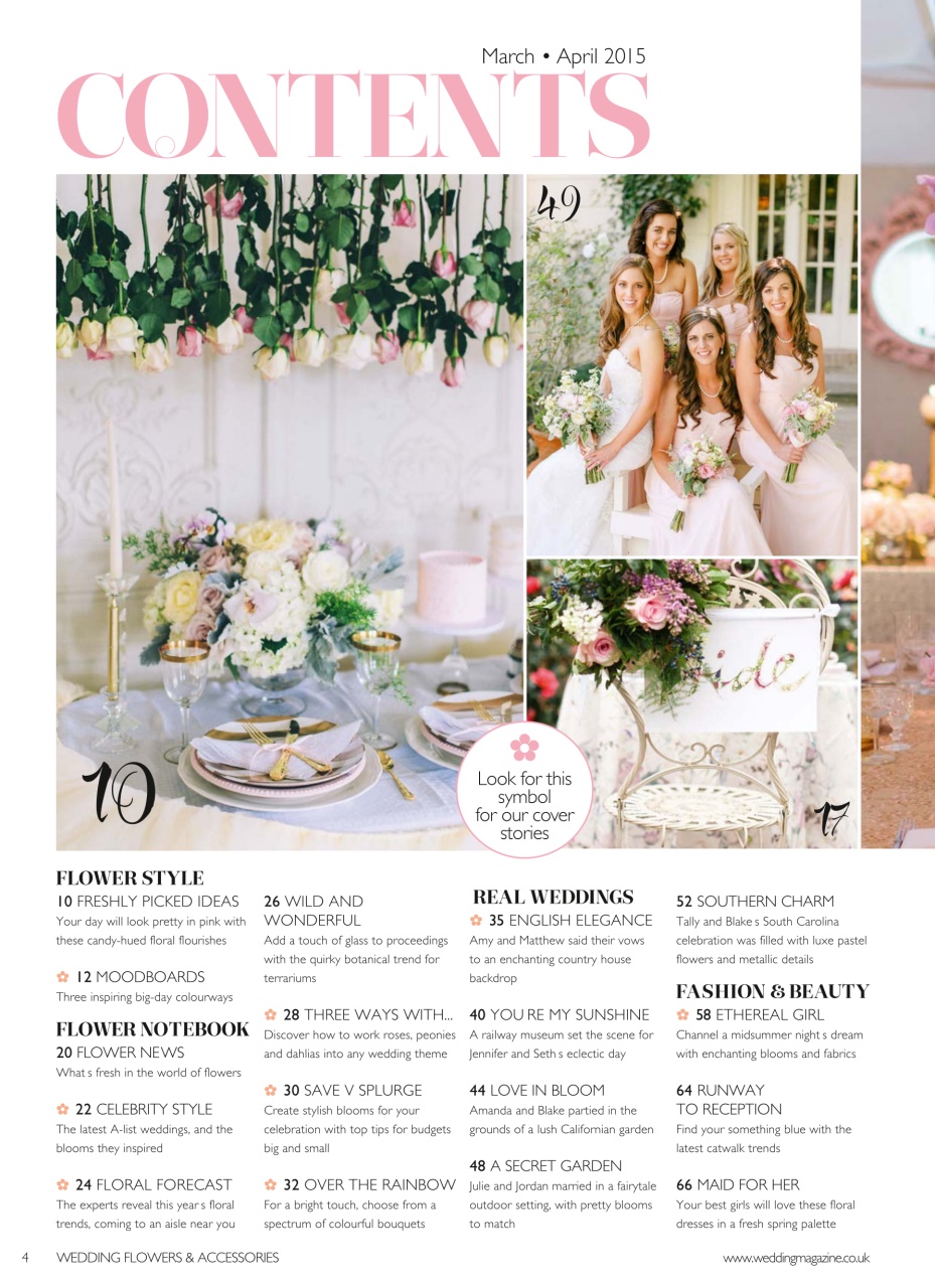 Wedding Flowers Magazine Preview Pages