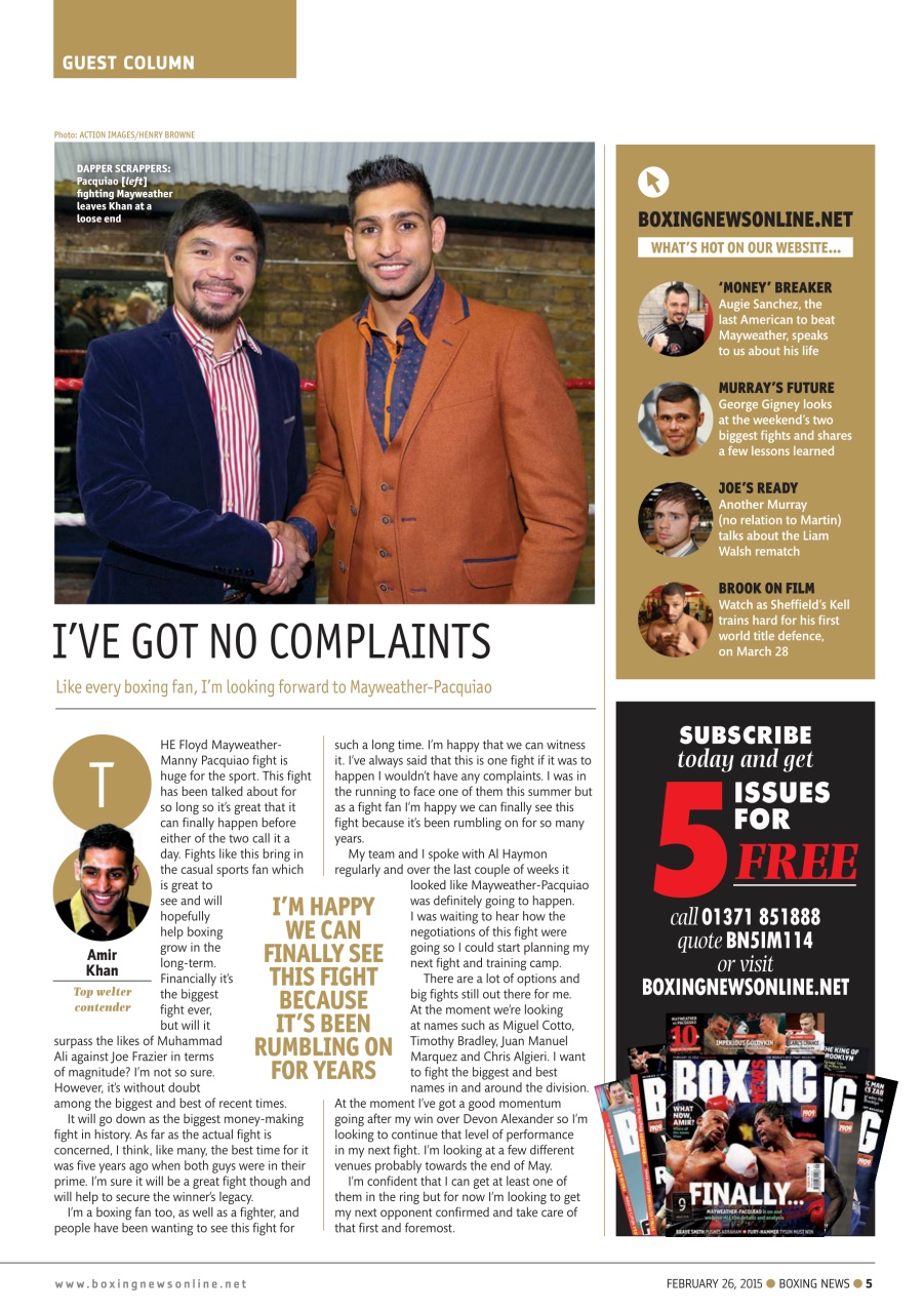 Boxing News Preview Pages