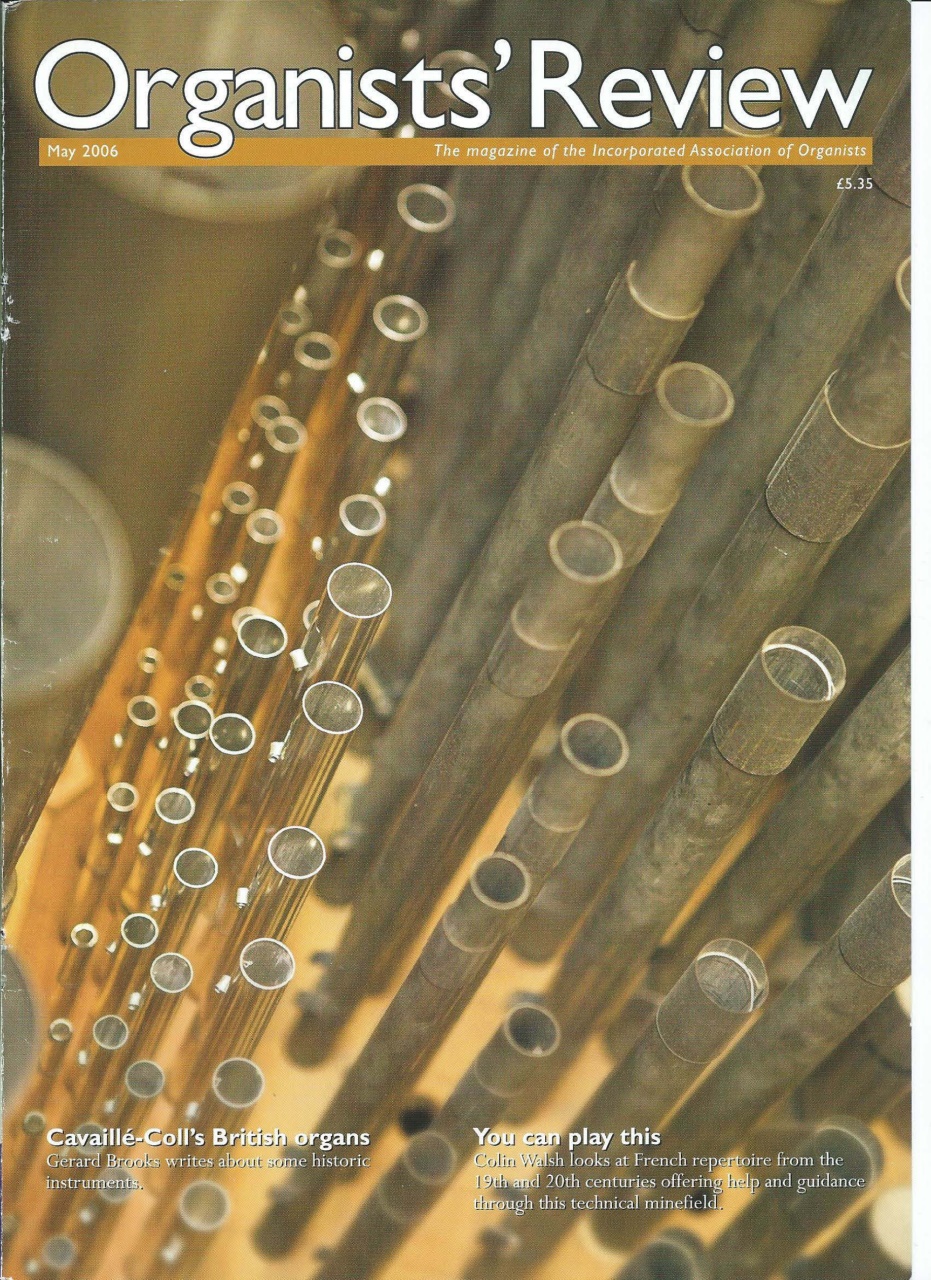 Organists' Review Preview Pages