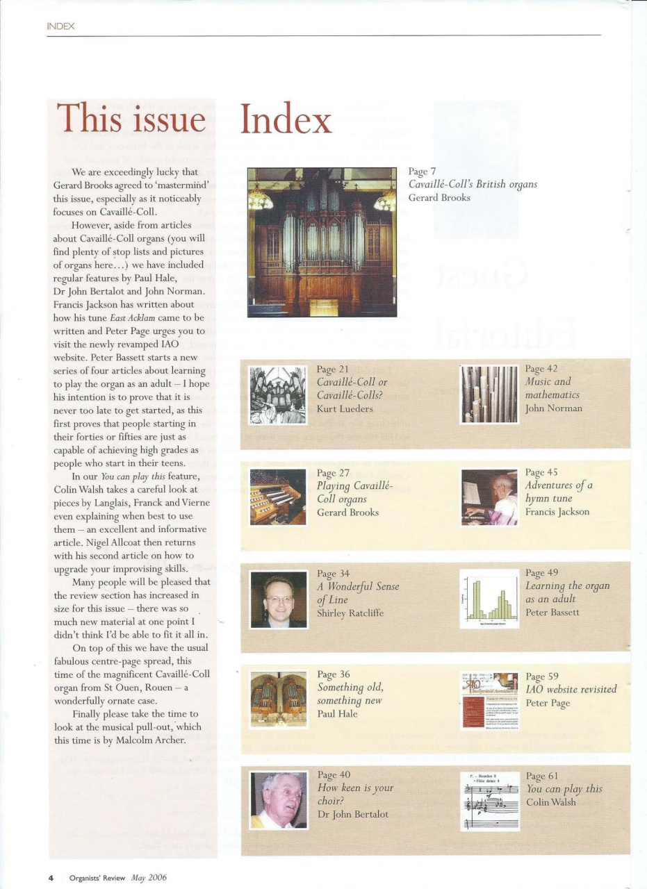 Organists' Review Preview Pages