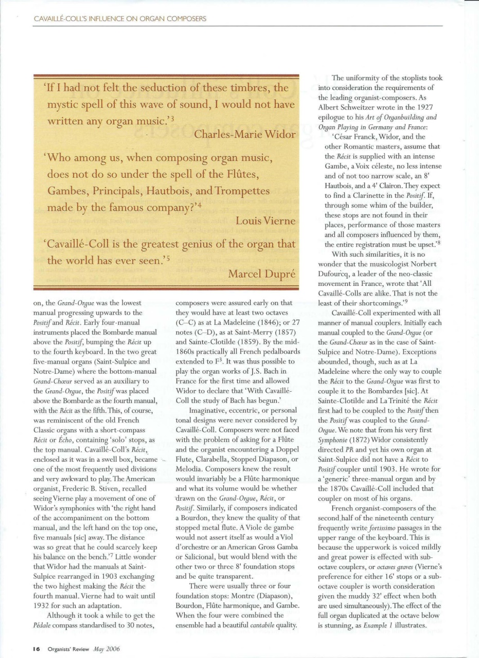 Organists' Review Preview Pages