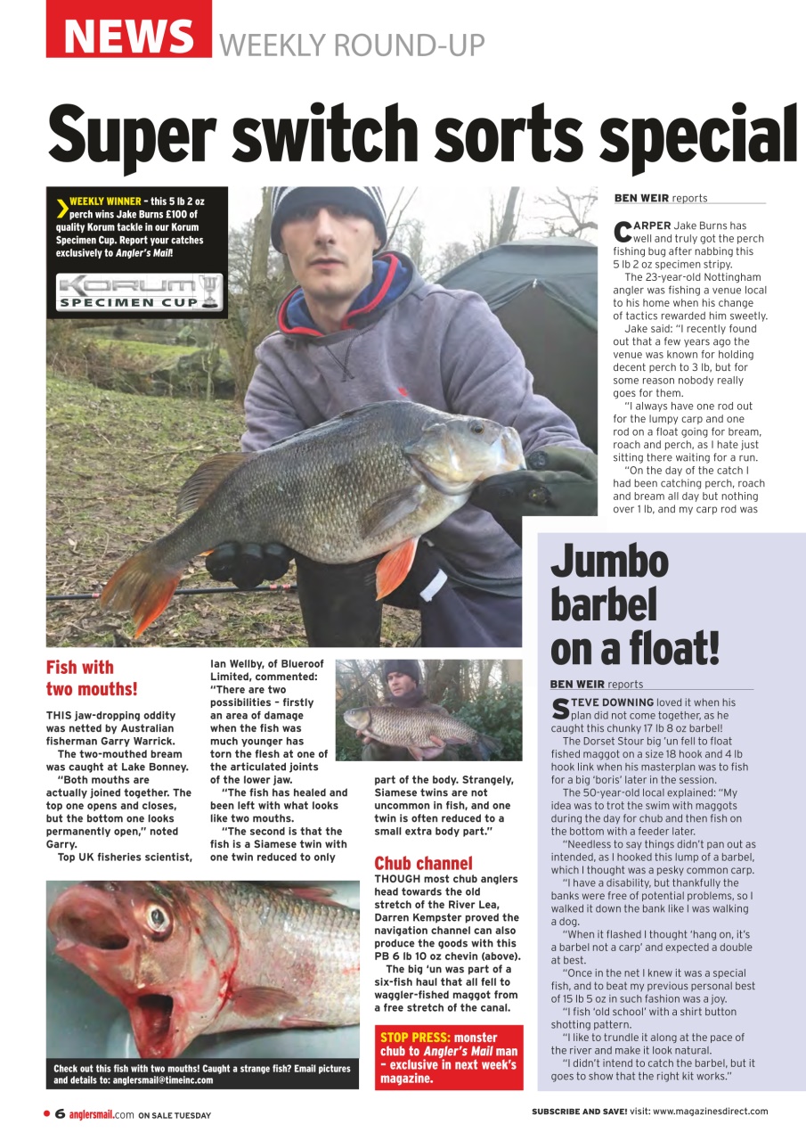 Anglers Mail Preview Pages
