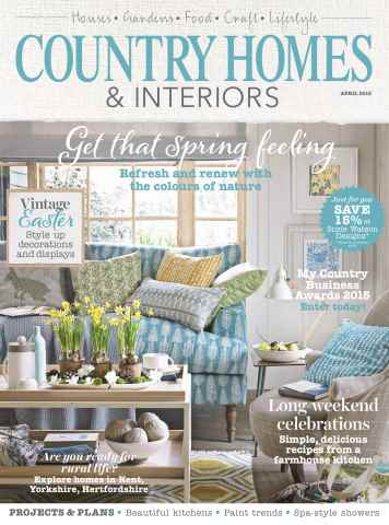 Country Homes & Interiors issue April 2015