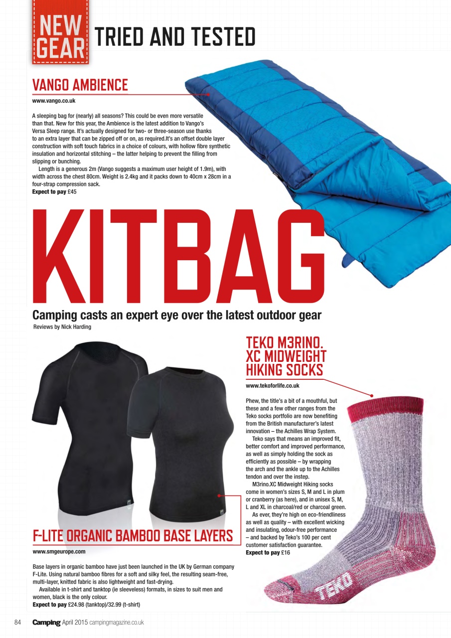 Camping Preview Pages