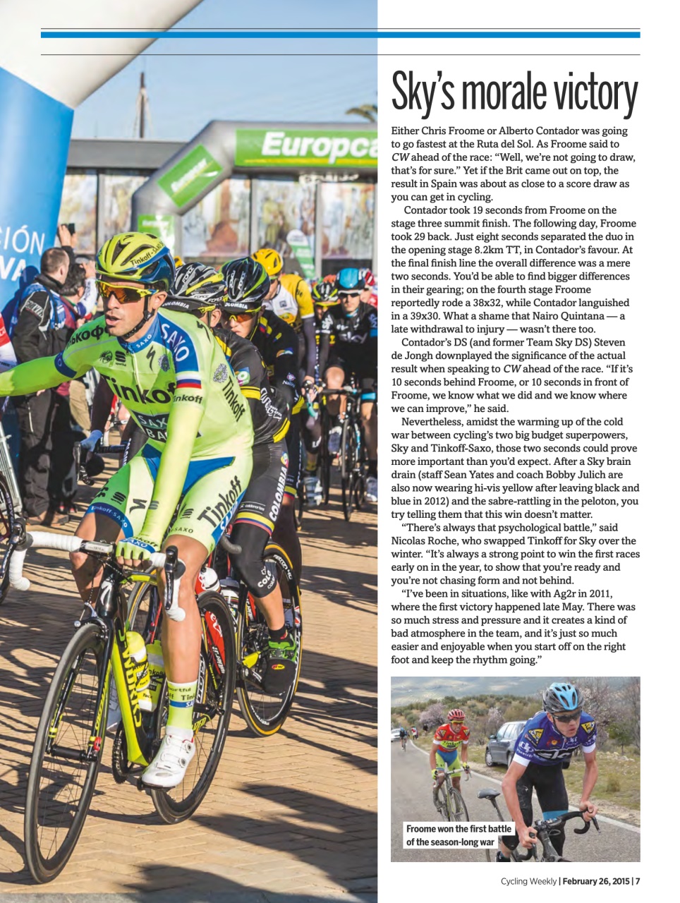 Cycling Weekly Preview Pages