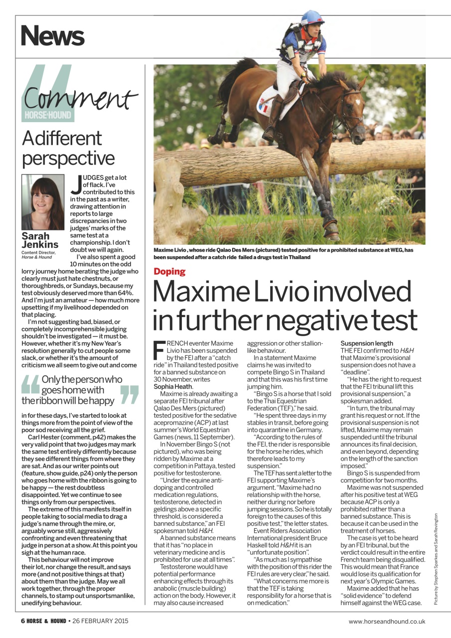 Horse & Hound Preview Pages